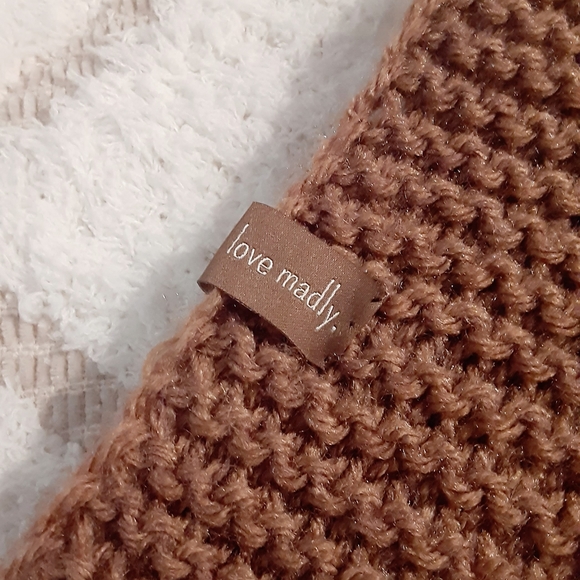 Handmade Knit Scarf One of a Kind - Picture 3 of 3